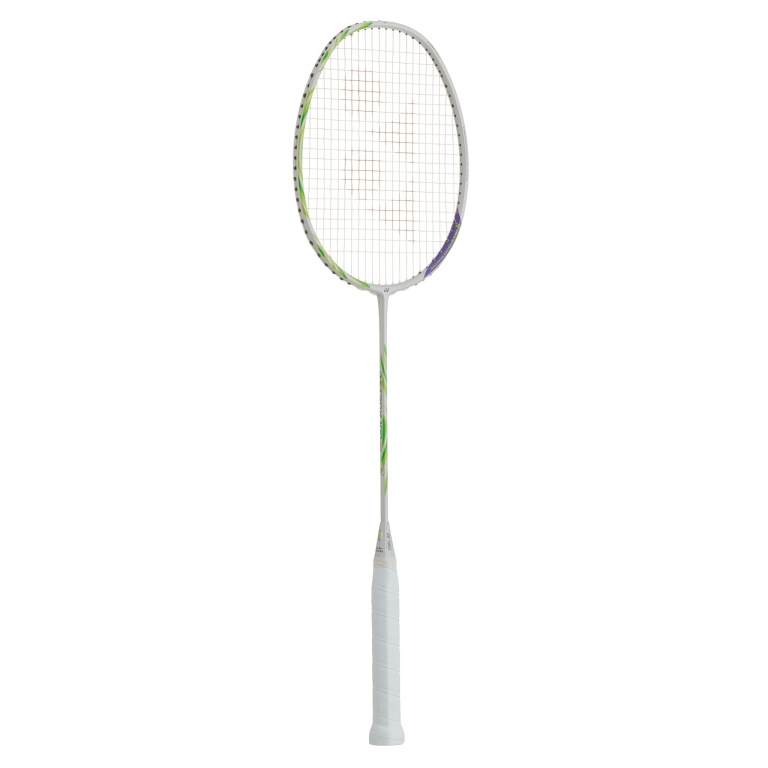 Yonex Badminton Racket Astrox 100 Game VA - Viktor Axelsen - (head-heavy, medium) 2025 light grey/green - strung -